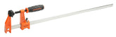 Jorgensen 3724 Medium-Duty Bar Clamp, 600 lb, 24 in Max Opening Size, 2-1/2 in D Throat, Steel Body